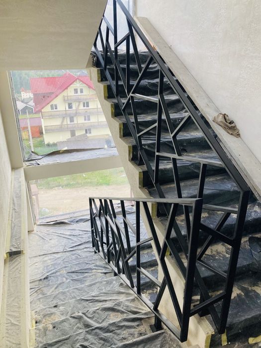 Перила нержавійка Чорний метал