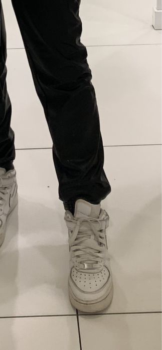 Biale buty nike air force high