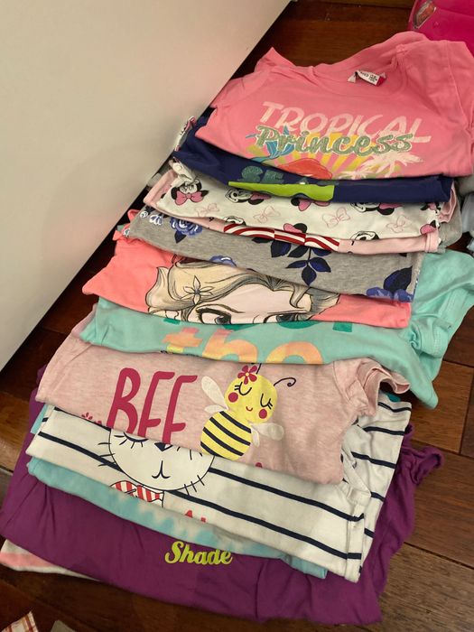 Koszulki letnie dla dziewczynki (12) 116-122cm