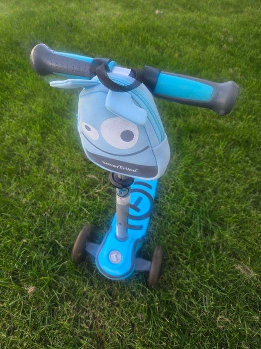Триколісний самокат Smart Trike Scooter T1 Blue + рюкзак
