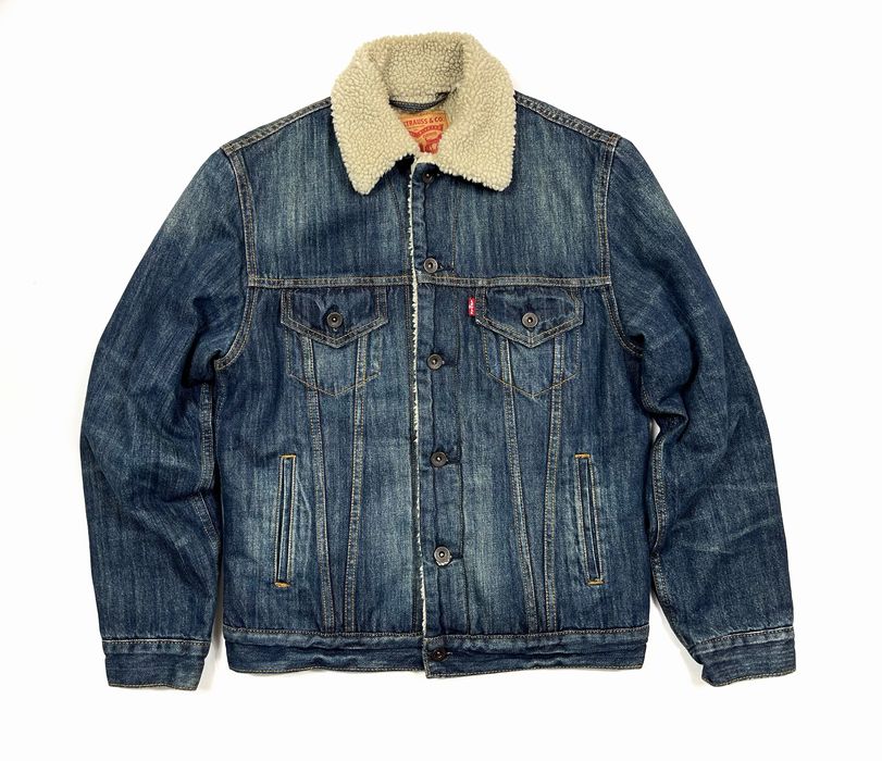 Джинсова куртка шерпа Levis  теді