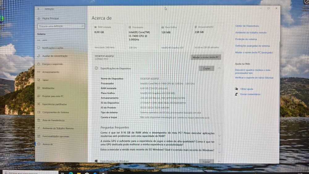 Fujitsu Esprimo P557/E85+ (i5, SSD, Windows 10 Pro)