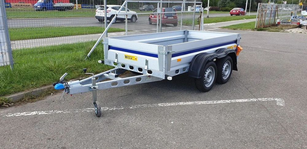 Wiola KRAKUS PLUS +  przyczepa 2 osiowa 254x134x38 750 kg spawana rama