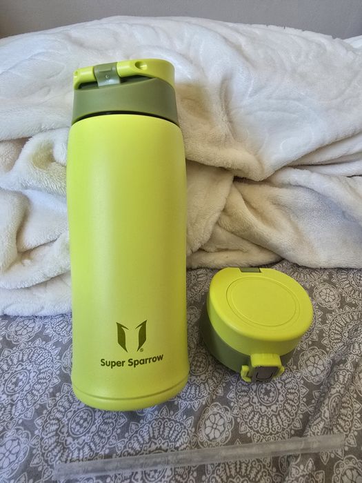 Termos dziecięcy Super Sparrow 350 ml – neonowa zieleń