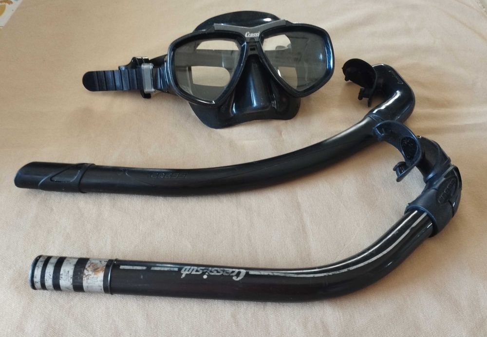 Conjunto De Máscara E Tubos de Mergulho CRESSI