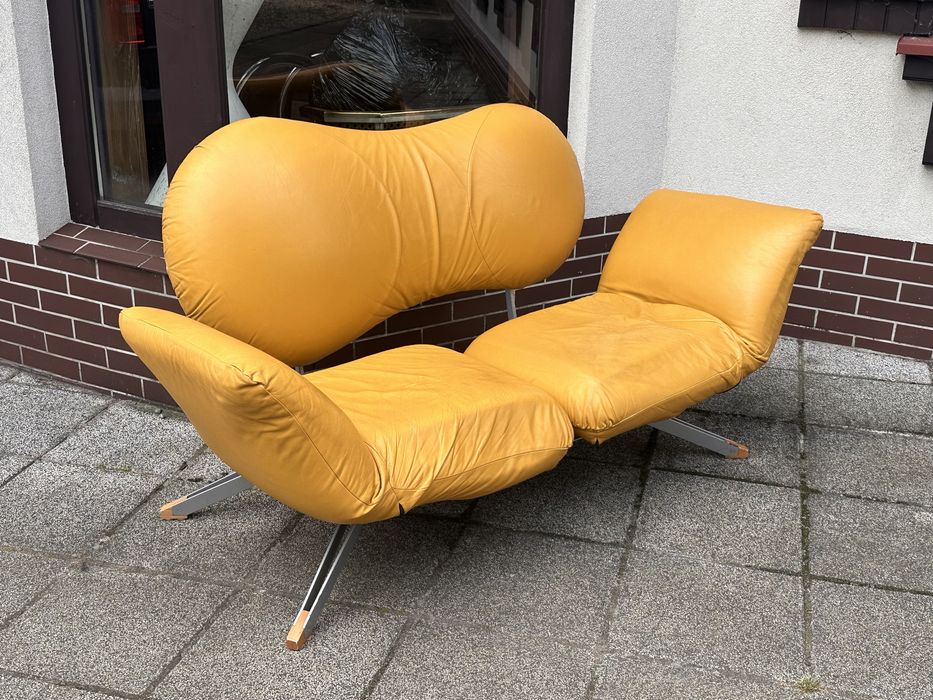 Bonaldo sofa Arnold. Postmodernizm lata 80-te. Skóra. Dwuosobowa.