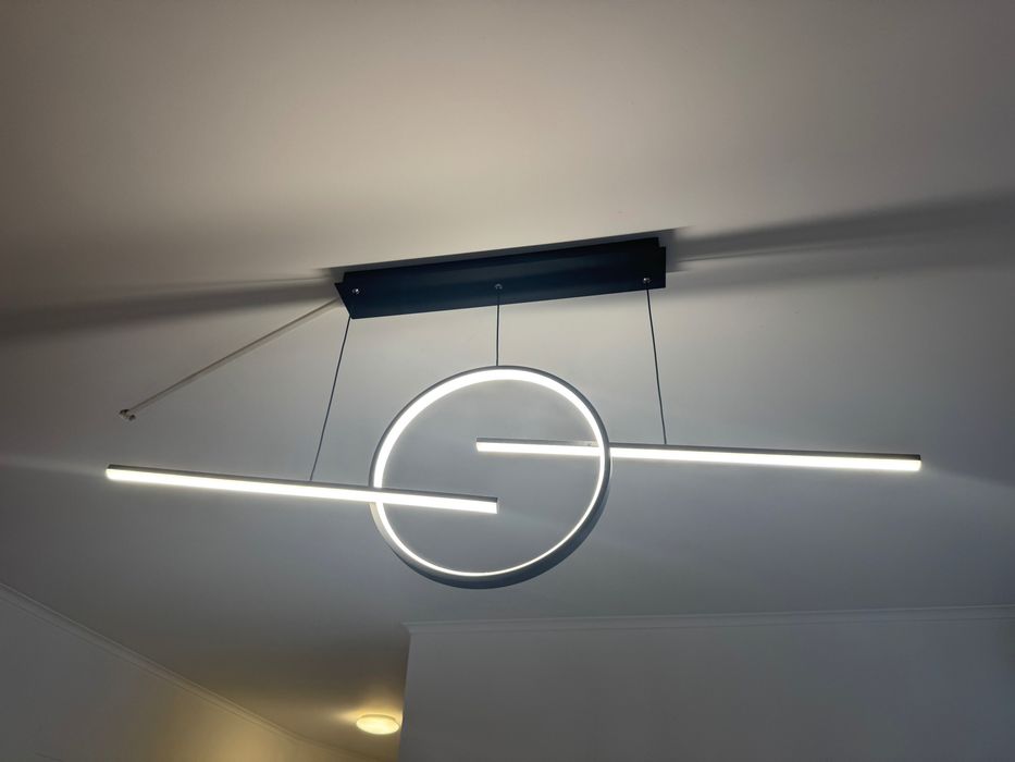 Candeeiro Led preto