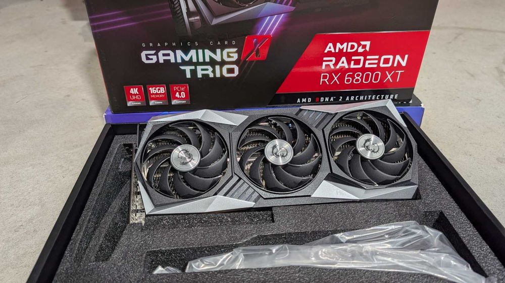 MSI 6800XT Gaming X Trio 16G - Imaculada!