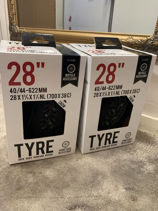 28 покришки для велосипеда ШИПОВАНІ