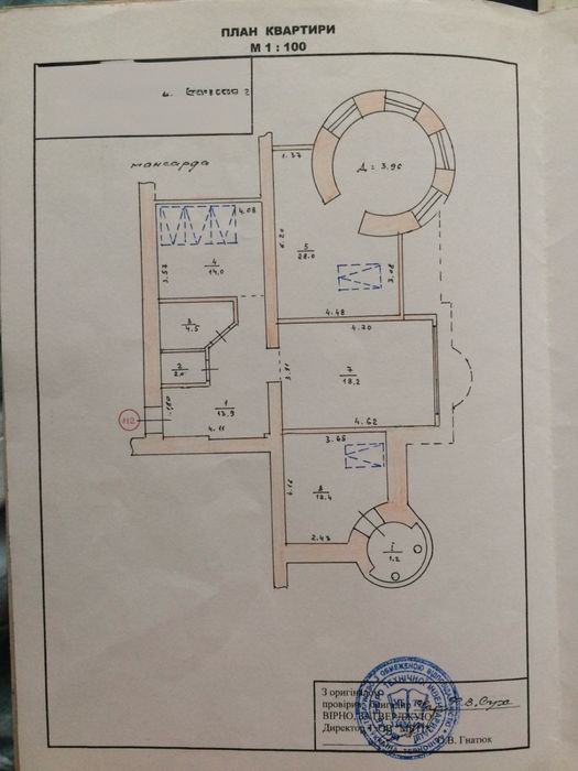 Продається 3к.квартира, вулиця Чайковського, масив Східний