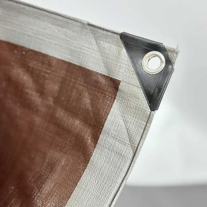 Тент - Брезент 210 г/м2 3х4м Сіро-коричневий Plandeka Gruba