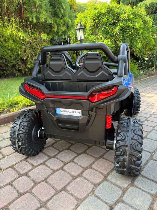 Auto Pojazd Na Akumulator 24V Buggy 4×4 KCK 4x70W MP3 LED Skóra Pilot EVA Samochód elektryczny dla dzieci