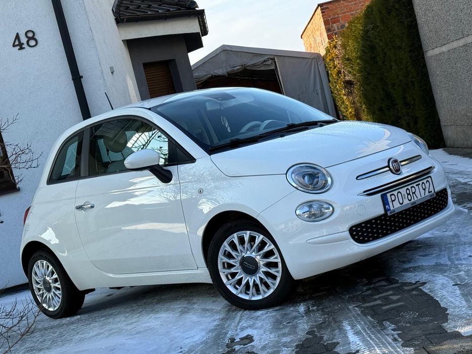 Fiat 500 Fiat 500 Salon Polska benzyna-hybryda 86tkm Klimatronik 2 wlasciciel