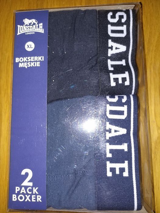 Bokserki męskie Lonsdale xl 2pack 2szt majtki slipy Nowe