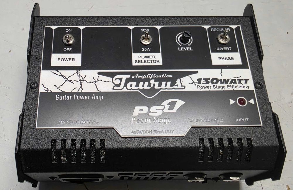 Taurus PS-1 Power Stage końcówka mocy, wzmacniacz do gitary plus zasilacz