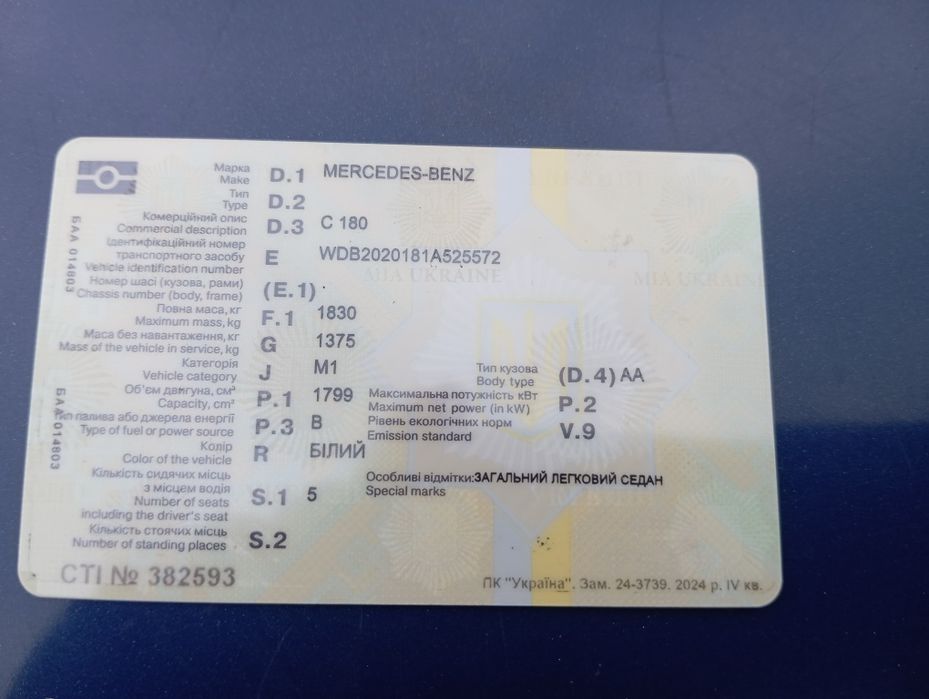 Продам Мерседес після невеликого дтп