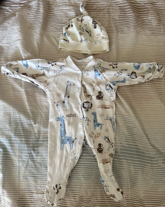 Комплект чоловічок і шапочка 56-62 стан Нового