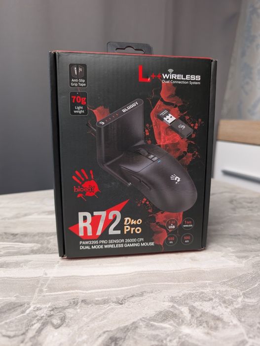 Нова Ігрова Мишка Bloody R72 pro duo (Open box)