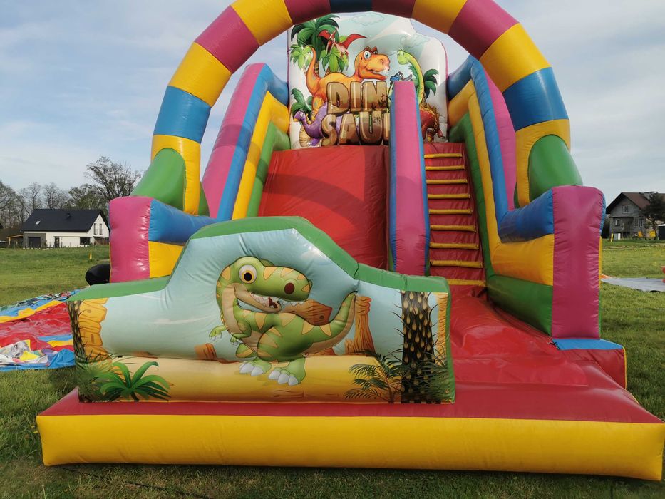 Zjeżdżalnia DMUCHANA DMUCHANIEC Wypożycz Wynajem Komunia Urodziny