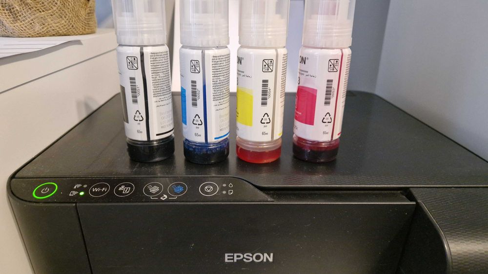 Epson L3150 plus kolory uszkodzona