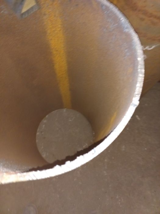 Труба.Заготовка на буржуйку товстостенна.