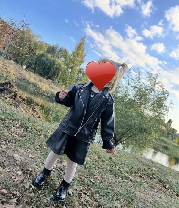 Дитяча кожанка(косуха) 2-4