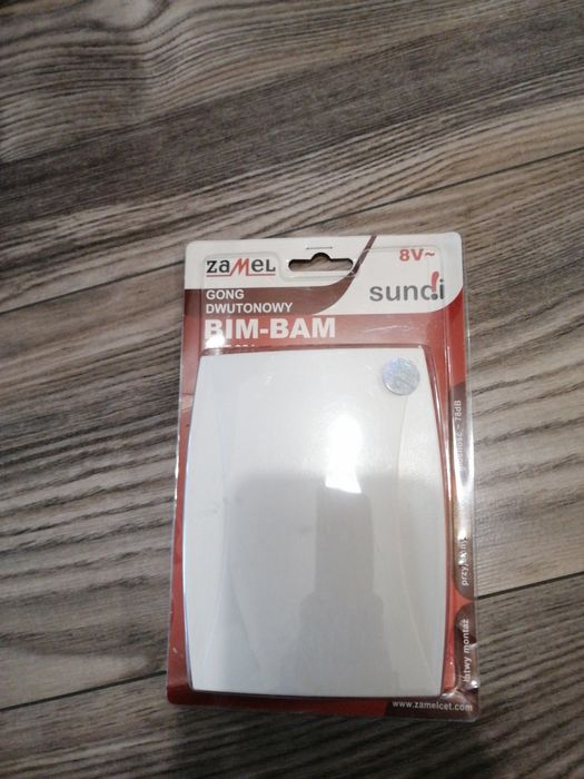 Dzwonek Gong elektromechaniczny dwa tony około 78dB