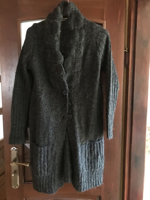 Gruby ciepły kardigan-M/L-Butik