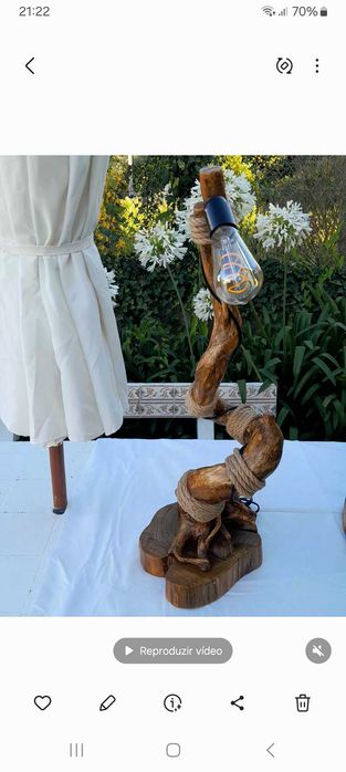 Faço vários  candieeiros artesanais  de varios tamanhos