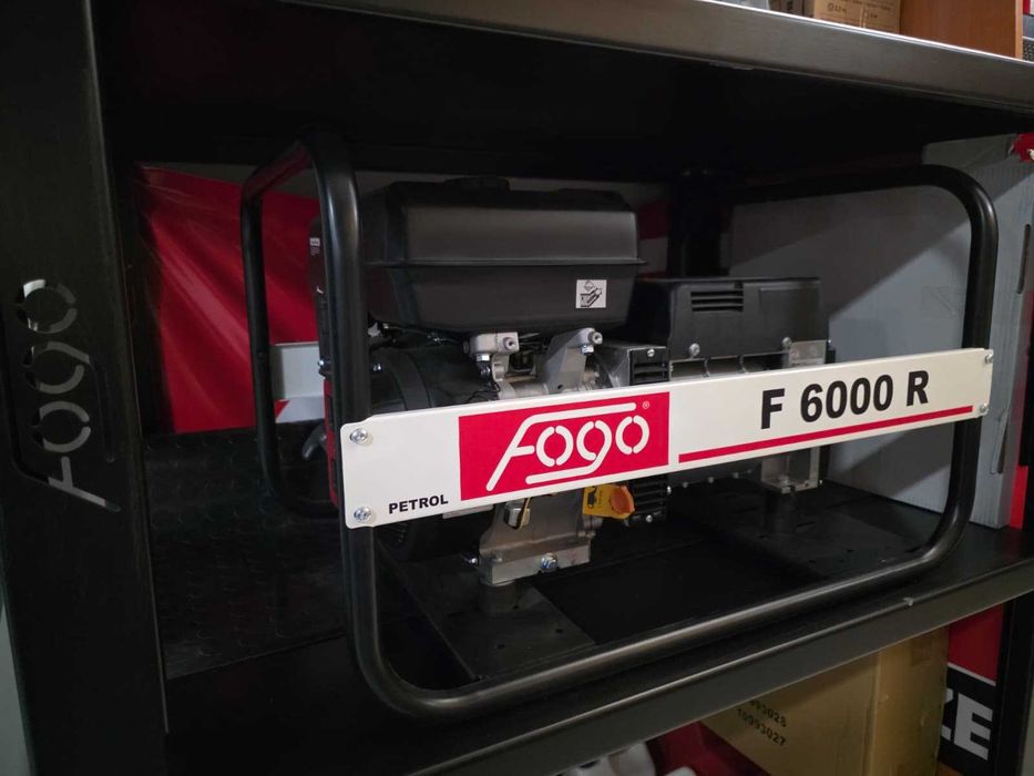 FOGO Agregat prądotwórczy F 6000 R AVR Prądnica RATO 301ccm