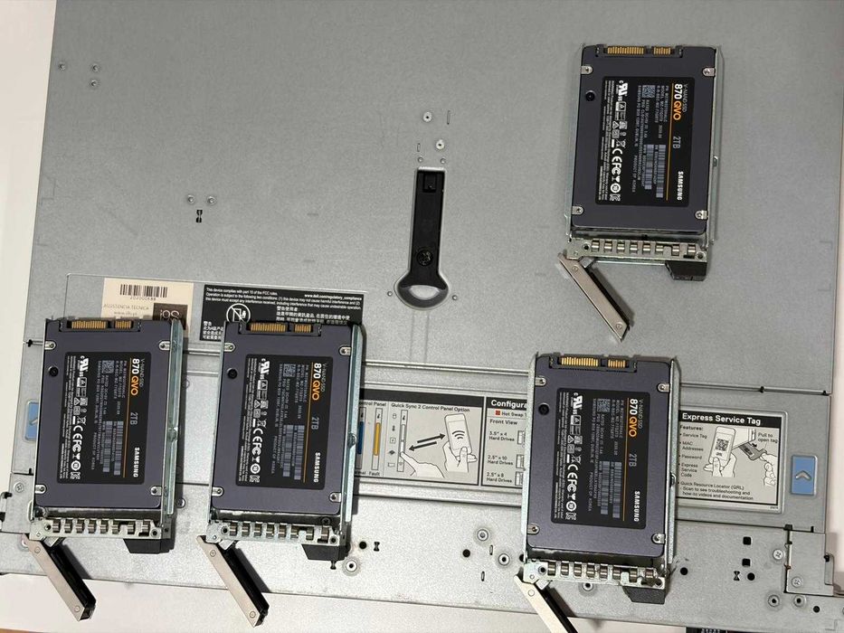 Servidor Dell PowerEdge R440 | Dual Xeon 16c/32t | 160GB RAM | 8TB SSD (4x 2TB)