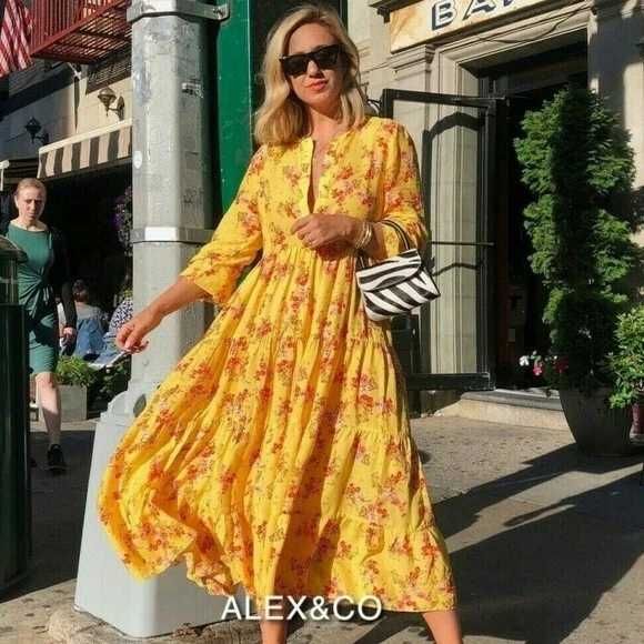 Платье хлопок zara