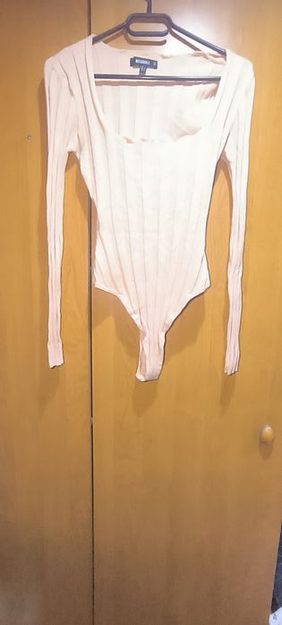 Body pudrowy róż brzoskwiniowy  sweterkowe