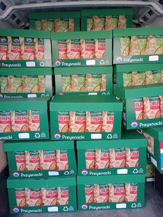 Zestaw 6 paczek czipsów duże paki