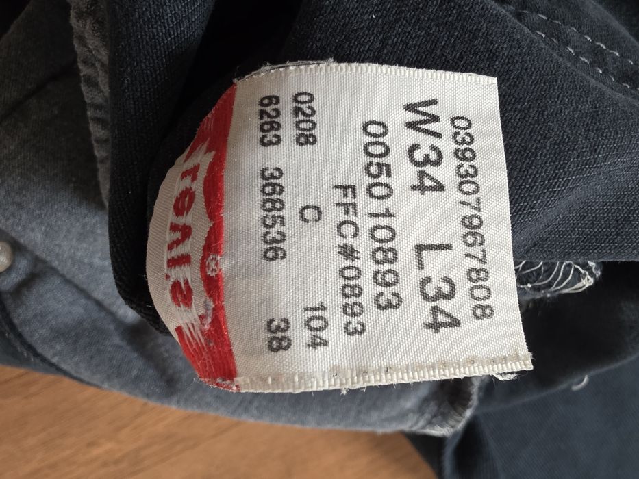 Spodnie Levi Strauss W34 L34 Nowe
