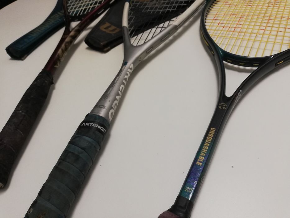 Raquetes de squash