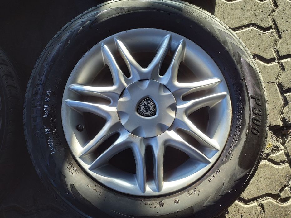 Jantes Lancia R15 Com Pneus 195/65 Furação 4X98