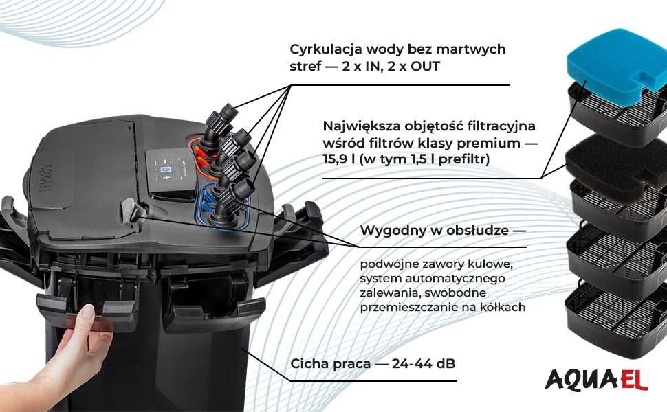 AQUAEL Hypermax 4500 BT (bluetooth) nowy, gwarancja