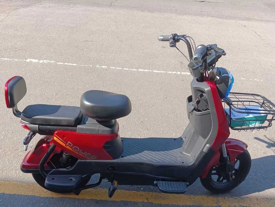 Акція -30%‼️ Електробайк i-Bike Power 600W 60V 20Ah 45 км/год Червоний