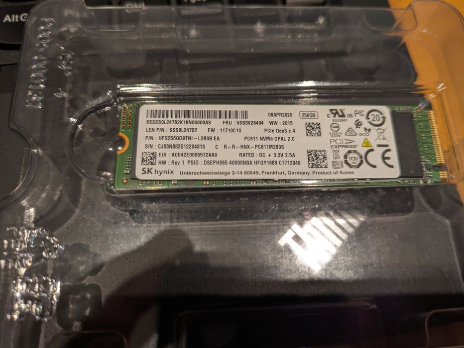 Disco nvme 256gb