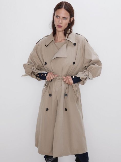 Тренч жіночий плащ Zara