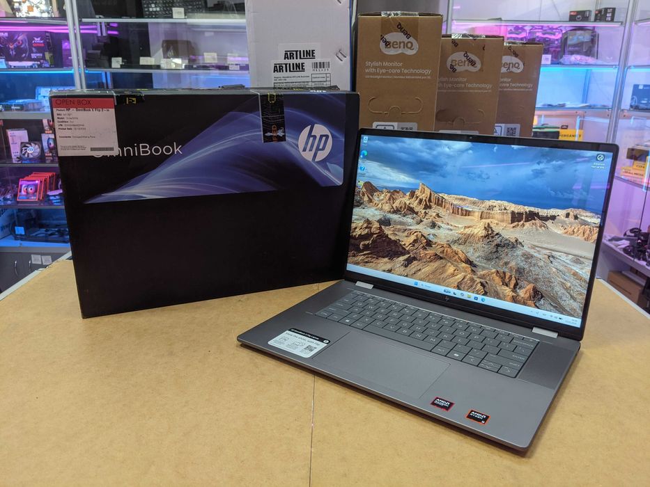 HP OmniBook X Flip 16 | Ryzen 5 220 | 8GB | 512GB SSD | 16" FHD | Бв