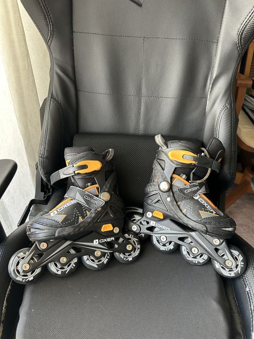 Patins em Linha Oxer Ajustáveis 30–33 | Muito Bom Estado