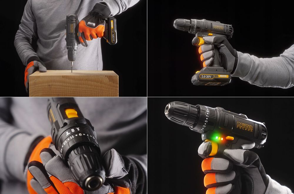 Wiertarko Wkrętarka Udarowa Akumulatorowa 20v Li-lon 2x Aku Okazja fv