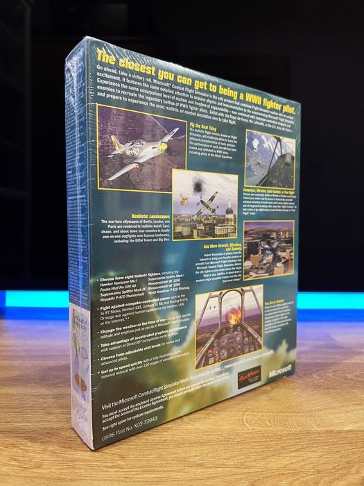 Microsoft Combat Flight Simulator 1 NOWY FOLIA (PC EN 1998) BIG BOX