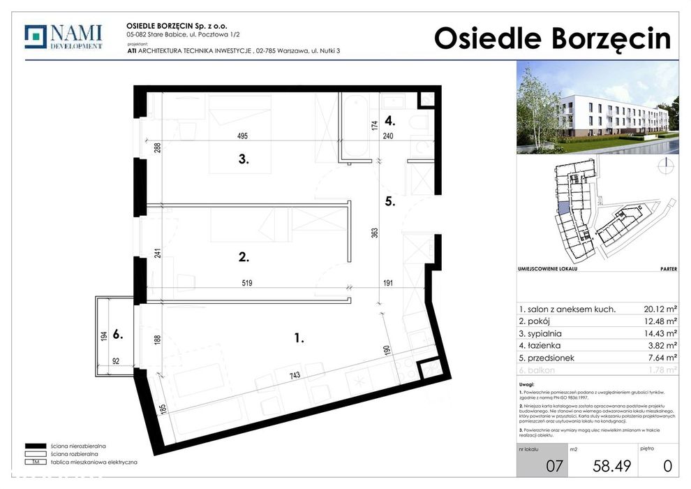 Osiedle Borzęcin | mieszkanie 7
