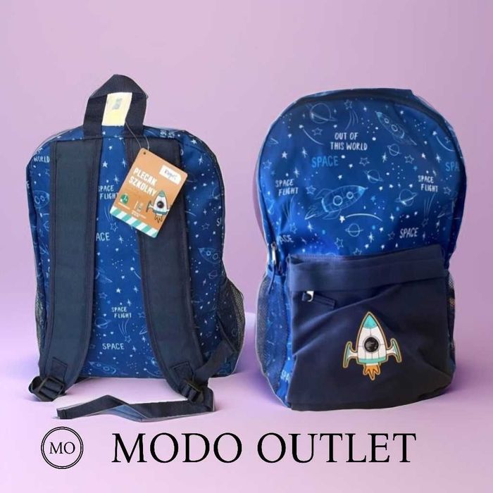 Plecak Młodzieżowy / Szkolny z Motywem Kosmosu Rakiety Kayet Paso