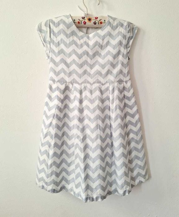 Vestido Knot 6 anos (116 cm) 100% algodão.