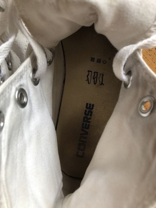Białe wysokie converse all star 37 23.5 trampki klasyczne
