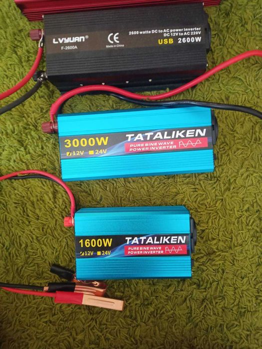 Надпотужний Інвертор Tataliken 7000 Вт. 12 220 вольт Чиста синусоїда.